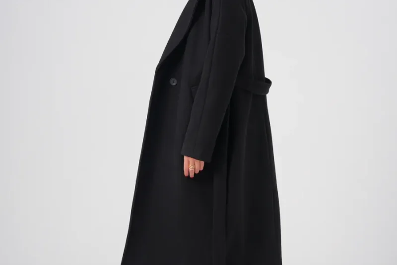 Пальто длинное демисезонное Amore Wear